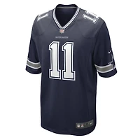 Maillot de match Nike Micah Parsons pour jeunes des Cowboys Dallas, bleu marine
