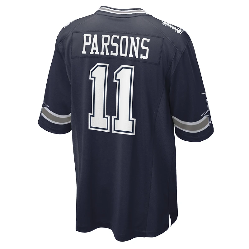 Maillot de match Nike Micah Parsons pour jeunes des Cowboys Dallas, bleu marine