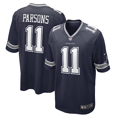 Maillot de match Nike Micah Parsons pour jeunes des Cowboys Dallas, bleu marine