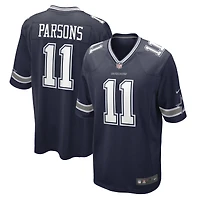 Maillot de match Nike Micah Parsons pour jeunes des Cowboys Dallas, bleu marine