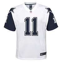 Maillot de jeu alternatif Nike Micah Parsons pour jeunes des Dallas Cowboys, blanc