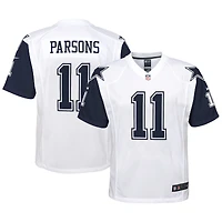 Maillot de jeu alternatif Nike Micah Parsons pour jeunes des Dallas Cowboys, blanc