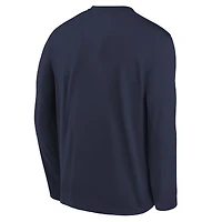 T-shirt Nike bleu marine Dallas Cowboys Primetime Legend Icon à manches longues pour jeune