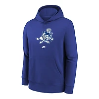 Sweat à capuche en molleton avec logo du club des Cowboys de Dallas Nike Old Royal pour jeunes