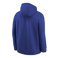 Youth Nike Old Royal Dallas Cowboys Club Fleece Logo Pullover Hoodie