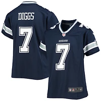 Maillot de match Nike Trevon Diggs pour jeunes des Cowboys Dallas, bleu marine