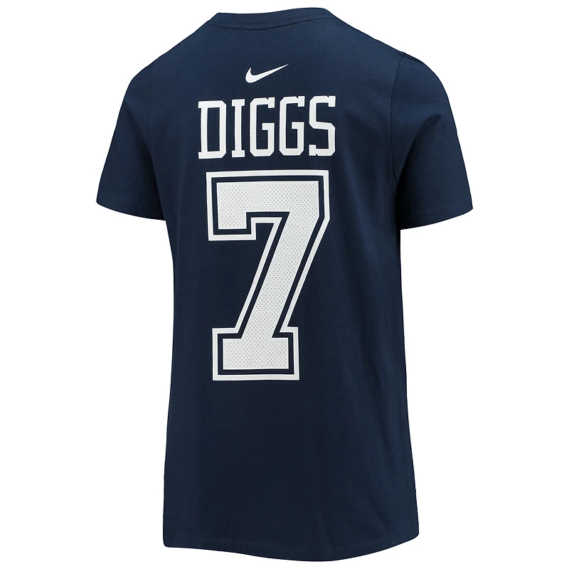 Youth Nike Trevon Diggs Navy Dallas Cowboys Player Name & Number T-Shirt