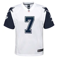Maillot de jeu alternatif Nike Trevon Diggs pour jeunes des Dallas Cowboys, blanc