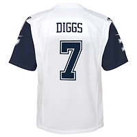 Maillot de jeu alternatif Nike Trevon Diggs pour jeunes des Dallas Cowboys, blanc