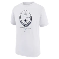 Youth Nike  White Dallas Cowboys Icon Legend Dri-FIT T-Shirt
