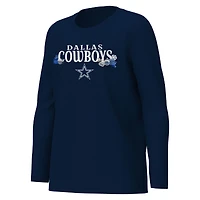 Youth Outerstuff Navy Dallas Cowboys Chestnut Holiday Sleep Set