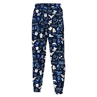 Youth Outerstuff Navy Dallas Cowboys Chestnut Holiday Sleep Set