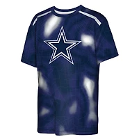T-shirt Dri-Tek bleu marine pour jeunes des Cowboys de Dallas