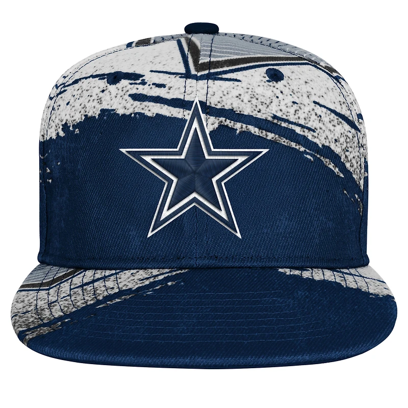 Youth Outerstuff  Navy Dallas Cowboys Make Noise Adjustable Hat