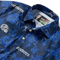 Polo Pua Reyn Spooner pour jeunes des Cowboys de Dallas, bleu marine