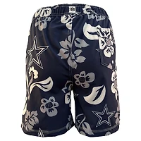 Maillot de bain pour jeunes Wes & Willy bleu marine Dallas Cowboys Floral Volley