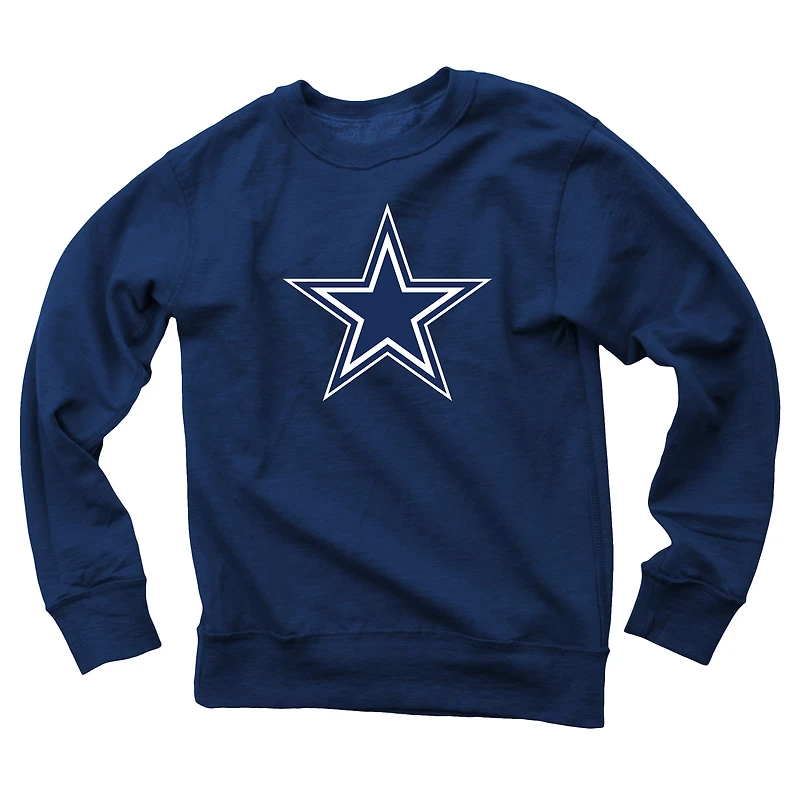 Sweat-shirt en polaire réversible pour jeunes Wes & Willy Navy Dallas Cowboys