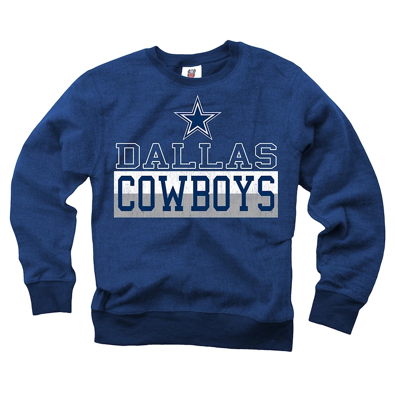 Sweat-shirt en polaire réversible pour jeunes Wes & Willy Navy Dallas Cowboys