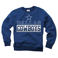 Sweat-shirt en polaire réversible pour jeunes Wes & Willy Navy Dallas Cowboys