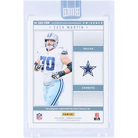 Carte Panini Eminence 1 Troy Oz. Platinum Bar 2024 autographiée par Zack Martin (Dallas Cowboys) #SAB-ZMN #1/1