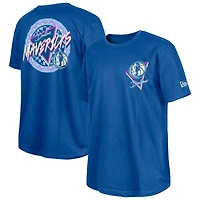 New Era  Blue Dallas Mavericks Glow-in-the-Dark T-Shirt