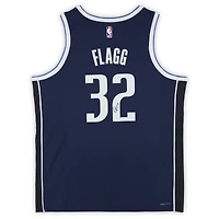 Maillot Swingman Jordan Brand Statement Edition bleu marine autographié par Cooper Flagg des Dallas Mavericks