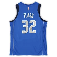 Maillot Nike Swingman bleu dédicacé par Cooper Flagg des Dallas Mavericks