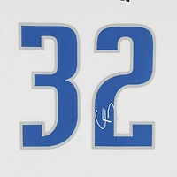 Maillot Nike Swingman blanc dédicacé par Cooper Flagg des Dallas Mavericks