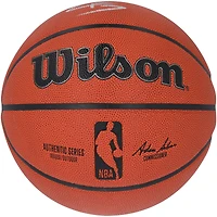 Ballon de basket-ball intérieur/extérieur Wilson Authentic Series autographié par Cooper Flagg des Dallas Mavericks