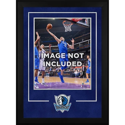 Cadre vertical de luxe Dallas Mavericks 16" x 20" avec logo de l'équipe
