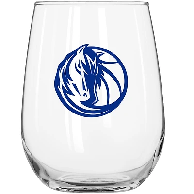 Verre à boisson incurvé de 16 oz pour le jour du match des Dallas Mavericks