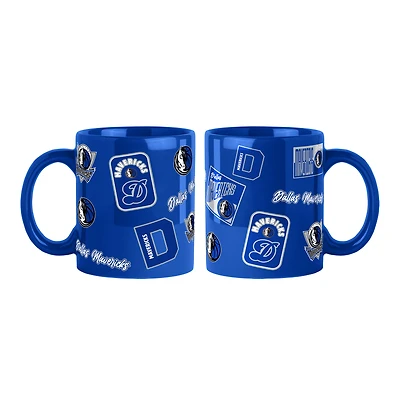 Lot de 2 tasses colorées Dallas Mavericks de 44 cl