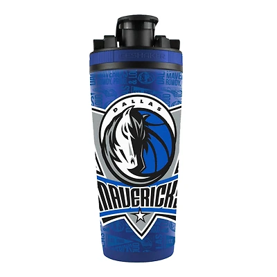 Bouteille shaker Dallas Mavericks 26 oz en acier inoxydable 4D