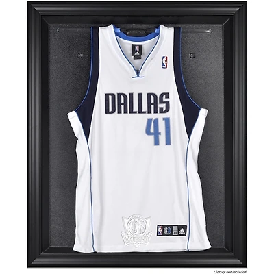 Vitrine de présentation encadrée noire pour maillots de l'équipe Dallas Mavericks