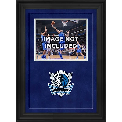 Cadre photo horizontal de luxe Dallas Mavericks 8" x 10" avec logo de l'équipe