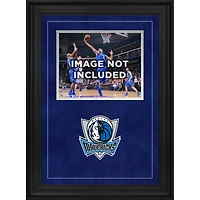 Cadre photo horizontal de luxe Dallas Mavericks 8" x 10" avec logo de l'équipe