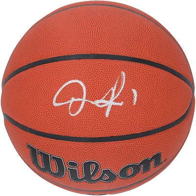 Ballon de basket-ball intérieur/extérieur Wilson Authentic Series autographié par D'Angelo Russell des Dallas Mavericks