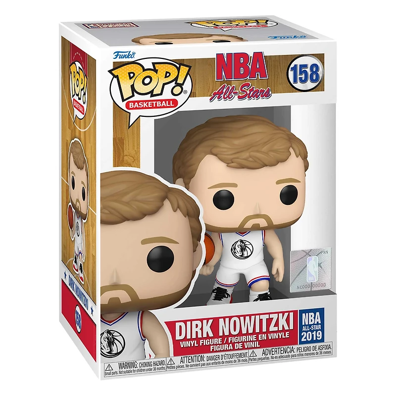 Dirk Nowitzki Dallas Mavericks Match des étoiles NBA 2019 #158 Funko Pop ! Figurine en vinyle