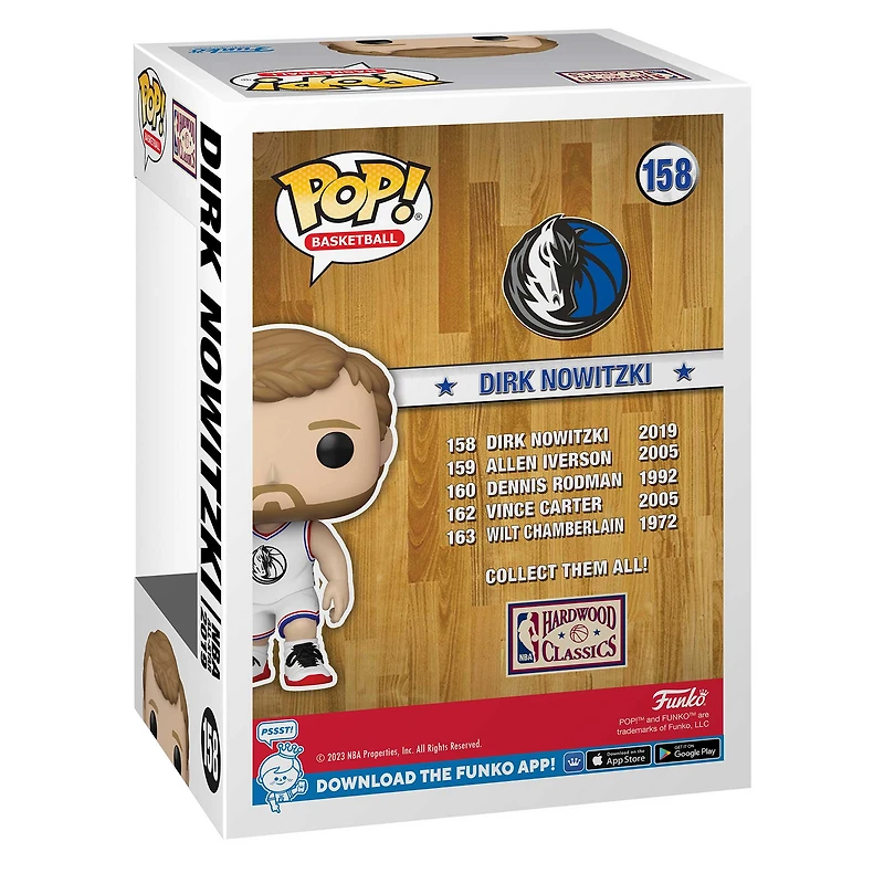 Dirk Nowitzki Dallas Mavericks Match des étoiles NBA 2019 #158 Funko Pop ! Figurine en vinyle