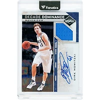 Carte autographiée de Dirk Nowitzki (Dallas Mavericks) 2012-13 Panini Limited Decade Dominance GU Relic n° 17 n° 02/10