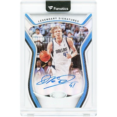 Dirk Nowitzki Dallas Mavericks Autographed 2020-21 Panini Certified Legendary Signatures #LS-DNK Card