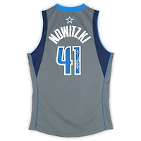Dirk Nowitzki Dallas Mavericks Autographed Mitchell & Ness Alternate Grey 2003 Authentic Jersey