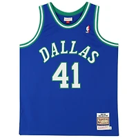 Dirk Nowitzki Dallas Mavericks Autographed Mitchell & Ness Blue 1998-99 Authentic Jersey with "HOF 23" Inscription