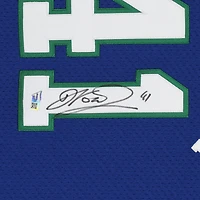 Dirk Nowitzki Dallas Mavericks Autographed Mitchell & Ness Royal Blue 1998-1999 Throwback Authentic Jersey