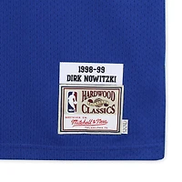 Dirk Nowitzki Dallas Mavericks Autographed Mitchell & Ness Royal Blue 1998-1999 Throwback Authentic Jersey