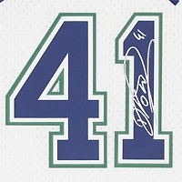 Dirk Nowitzki Dallas Mavericks Autographed White Nike 1998 Swingman Jersey