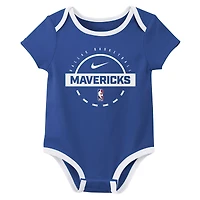 Infant & Newborn Nike Dallas Mavericks Two-Piece Bodysuit Set