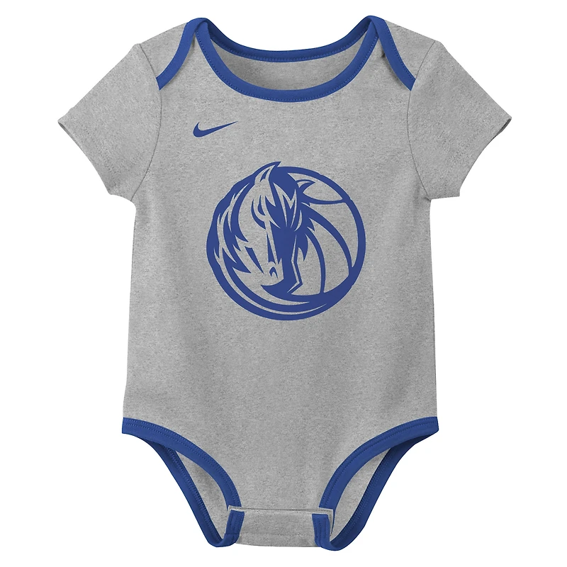 Infant & Newborn Nike Dallas Mavericks Two-Piece Bodysuit Set