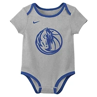 Infant & Newborn Nike Dallas Mavericks Two-Piece Bodysuit Set
