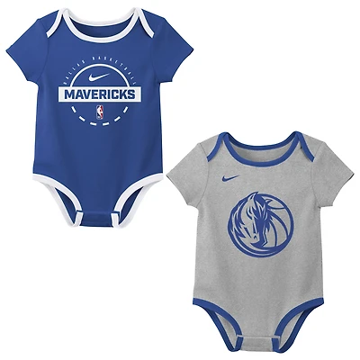 Infant Nike Dallas Mavericks Two-Piece Bodysuit Set